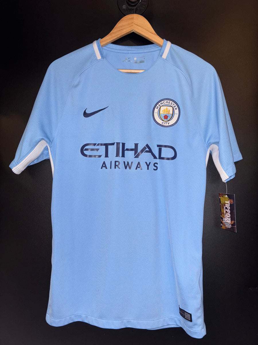 MANCHESTER CITY DAVID SILVA 2017-2018 ORIGINAL JERSEY Size M
