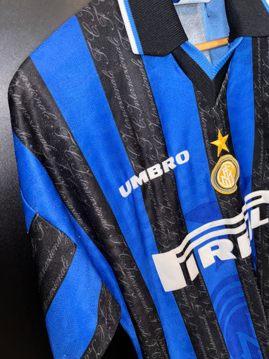 INTER MILAN RONALDO 1997-1998 ORIGINAL JERSEY SIZE L