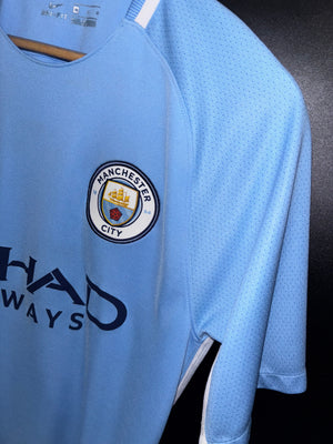 MANCHESTER CITY DAVID SILVA 2017-2018 ORIGINAL JERSEY Size M