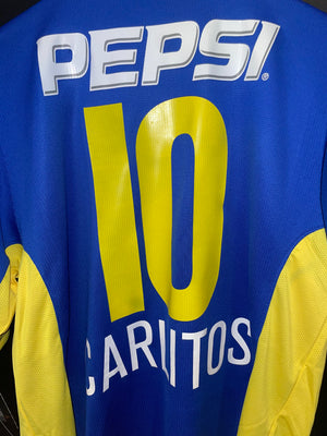 BOCA JUNIORS 2004-2005 CARLITOS TEVEZ  ORIGINAL  JERSEY Size XL