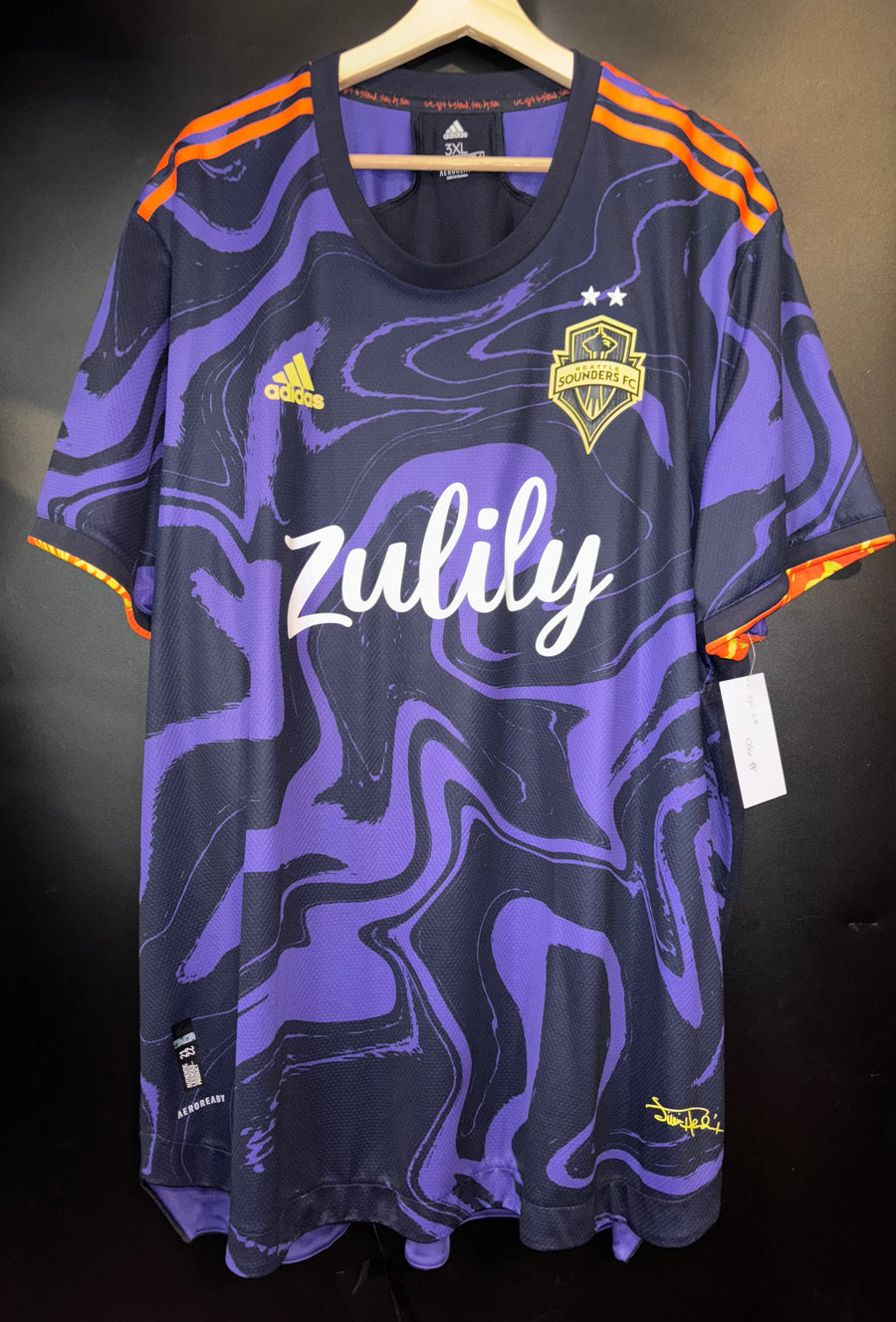 SEATTLE SOUNDERS 2022-2023 ORIGINAL PLAYER JERSEY Size 3XL