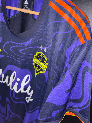 SEATTLE SOUNDERS 2022-2023 ORIGINAL PLAYER JERSEY Size 3XL