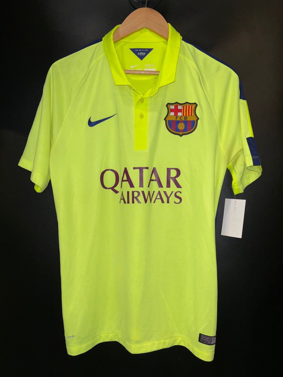 BARCELONA MESSI 2014-2015 ORIGINAL AWAY JERSEY Size M