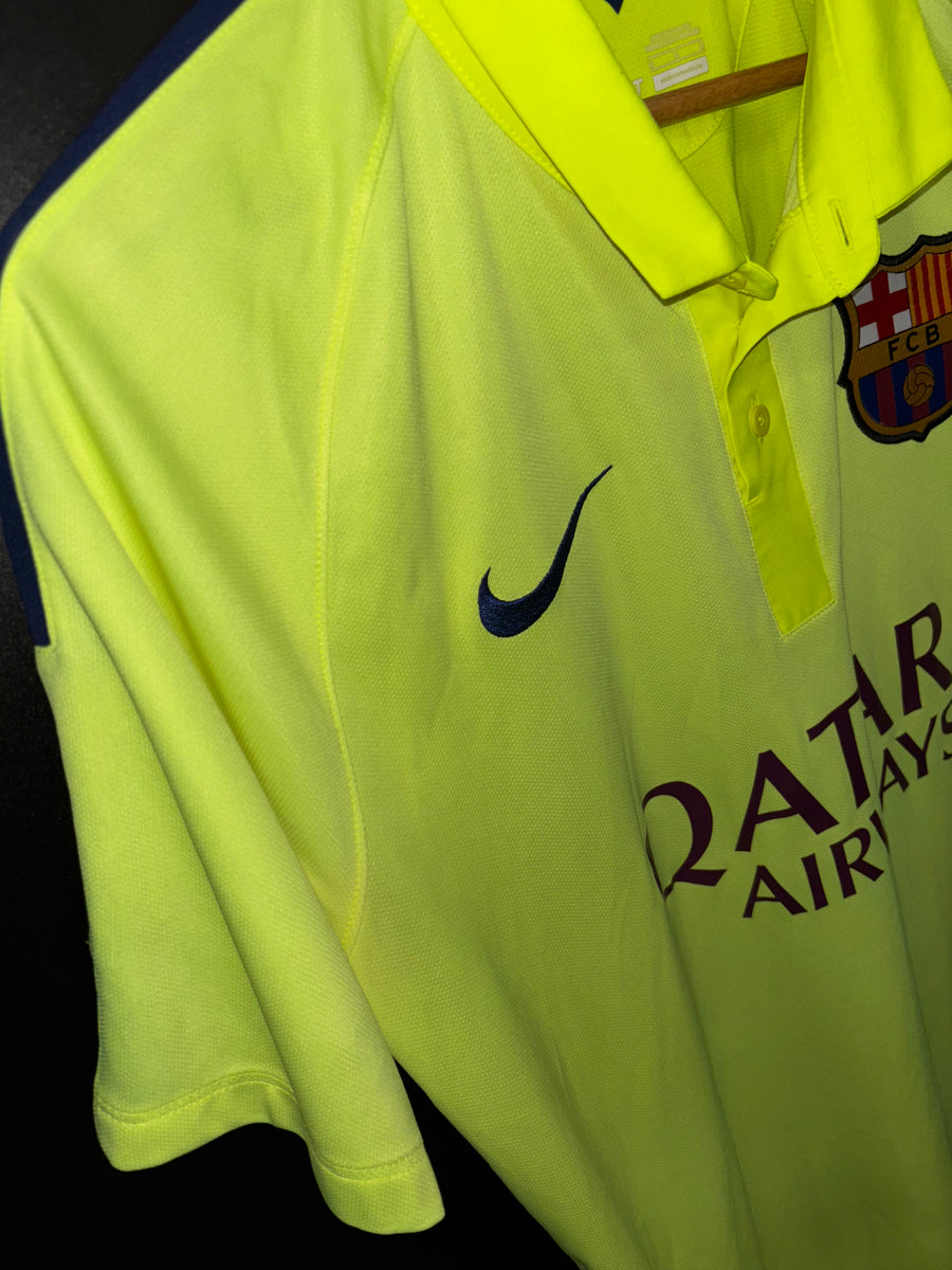BARCELONA MESSI 2014-2015 ORIGINAL AWAY JERSEY Size M