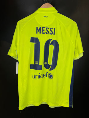 BARCELONA MESSI 2014-2015 ORIGINAL AWAY JERSEY Size M