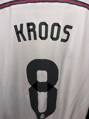 REAL MADRID KROOS 2014-2015 ORIGINAL JERSEY SIZE L