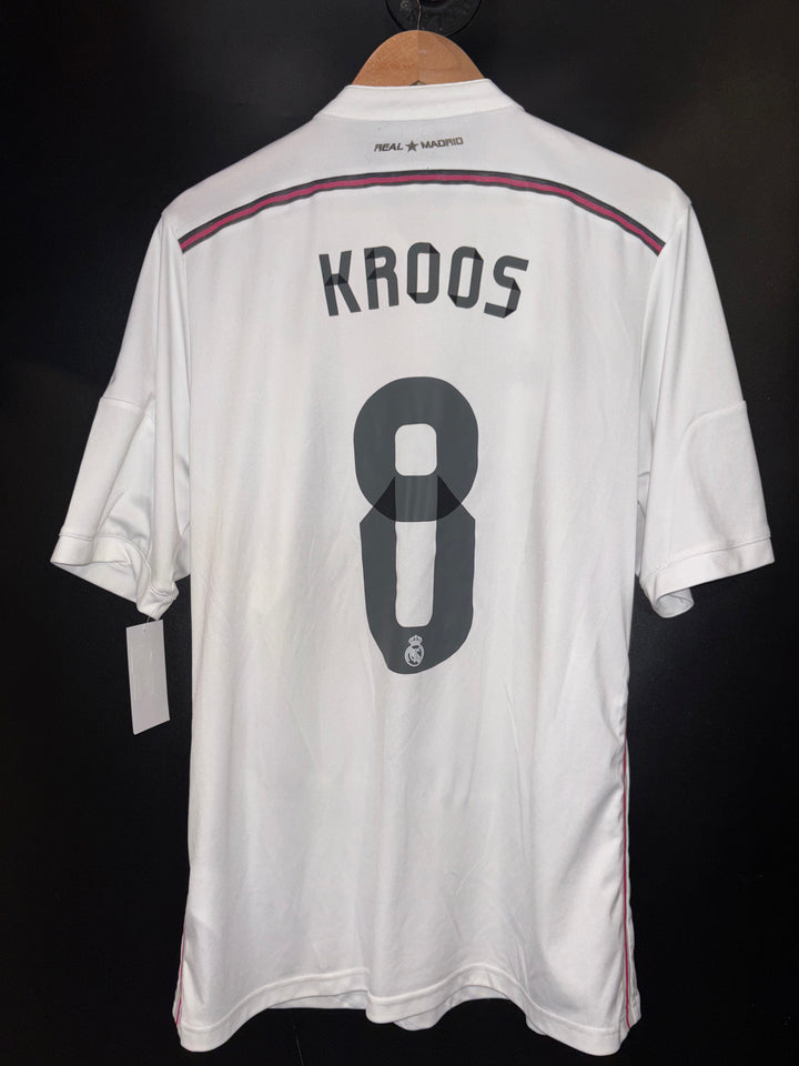 REAL MADRID KROOS 2014-2015 ORIGINAL JERSEY SIZE L