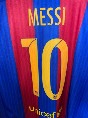 BARCELONA MESSI 2016-2017 ORIGINAL JERSEY Size XL