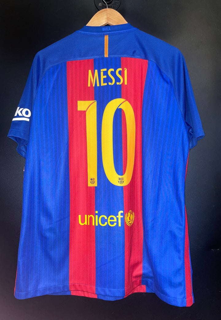 BARCELONA MESSI 2016-2017 ORIGINAL JERSEY Size XL