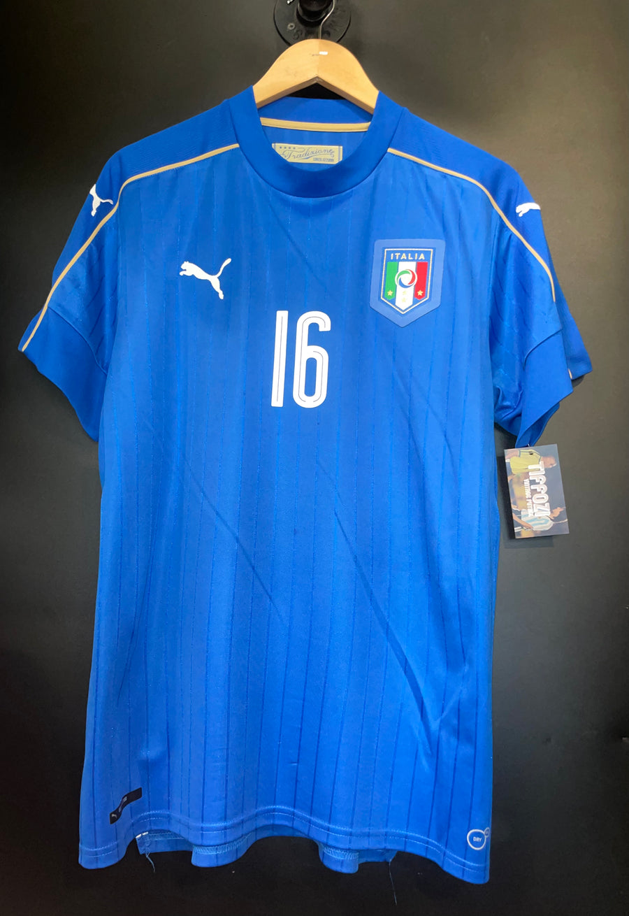 ITALY DE ROSSI 2016-2017 ORIGINAL JERSEY Size L