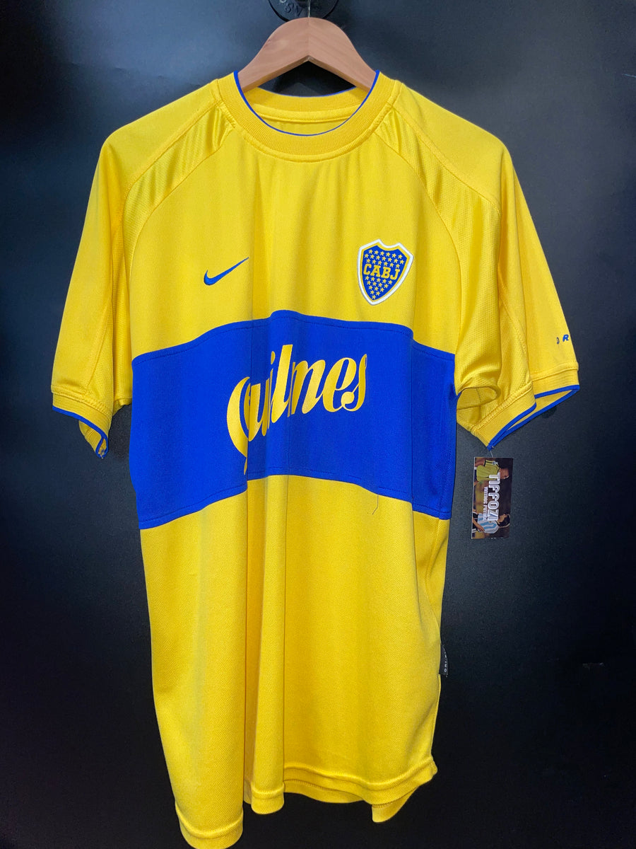 BOCA JUNIORS 2000 JUAN ROMAN RIQUELME ORIGINAL JERSEY Size L