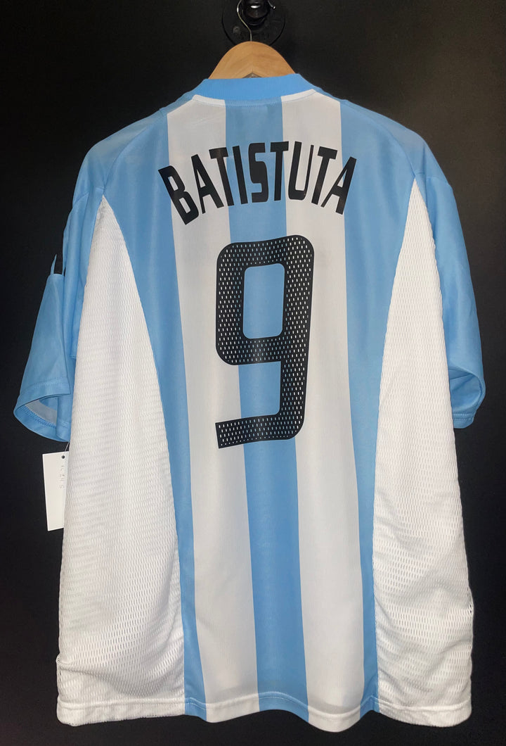 ARGENTINA BATISTUTA 2002-2003 ORIGINAL JERSEY Size XL