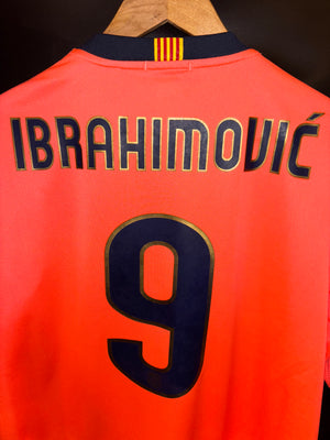 BARCELONA IBRAHIMOVIC 2009-2010 ORIGINAL JERSEY Size L