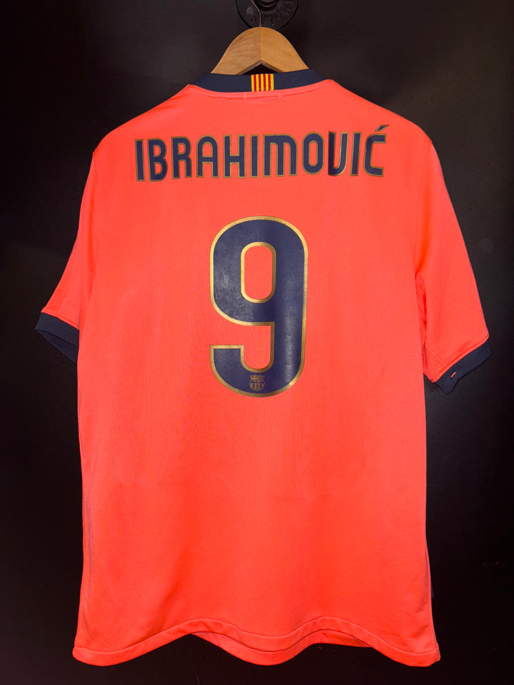 BARCELONA IBRAHIMOVIC 2009-2010 ORIGINAL JERSEY Size L