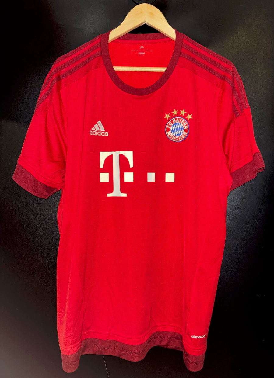 BAYERN MUNICH LEWANDOWSKI 2015-2016 ORIGINAL JERSEY Size XL