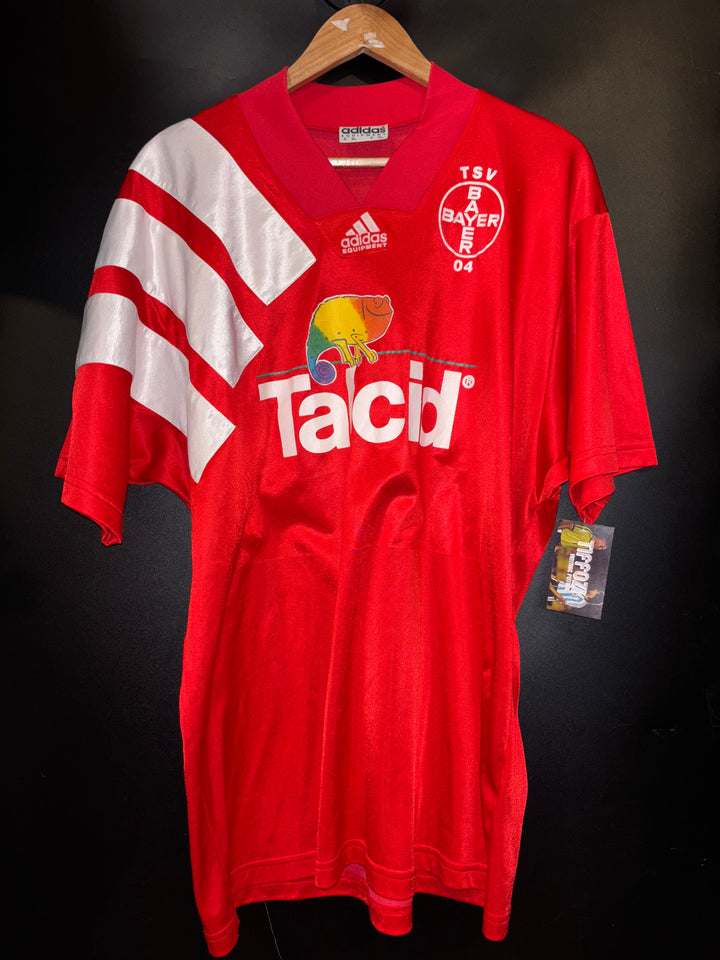 BAYER LEVERKUSEN 1993-1994 ORIGINAL JERSEY Size XL