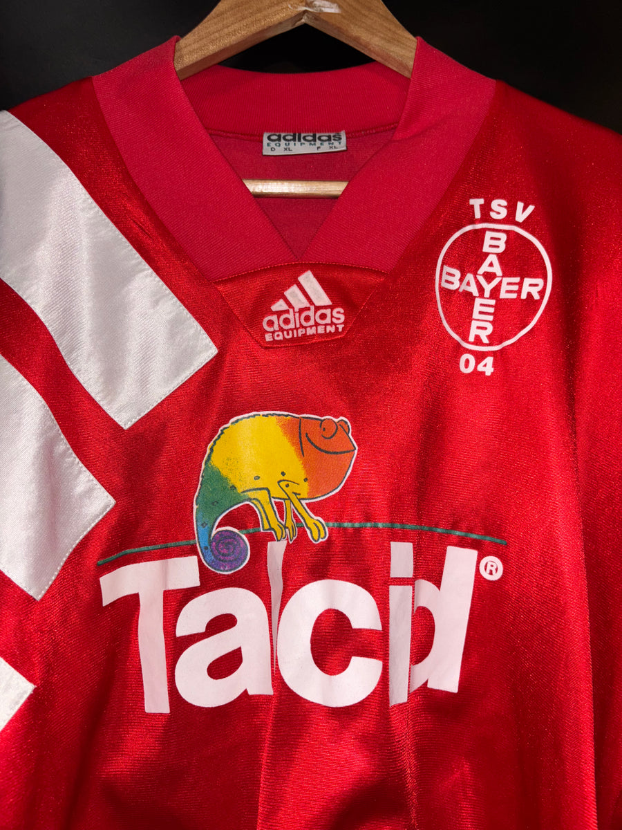 BAYER LEVERKUSEN 1993-1994 ORIGINAL JERSEY Size XL