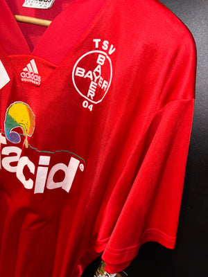 BAYER LEVERKUSEN 1993-1994 ORIGINAL JERSEY Size XL
