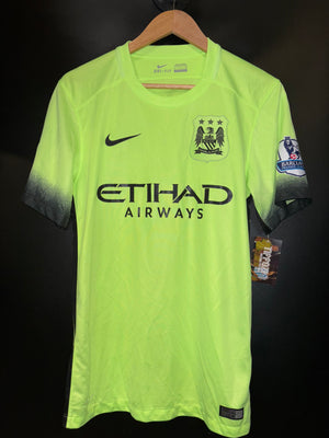 MANCHESTER CITY AGUERO 2015-2016 ORIGINAL JERSEY Size S