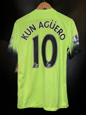 MANCHESTER CITY AGUERO 2015-2016 ORIGINAL JERSEY Size S