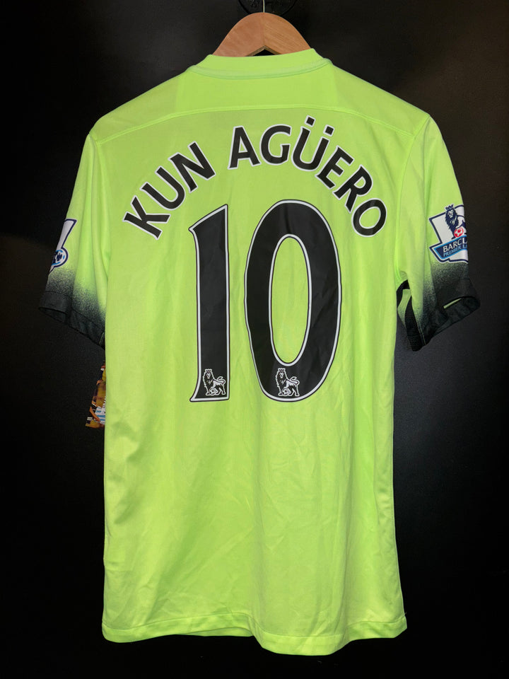 MANCHESTER CITY AGUERO 2015-2016 ORIGINAL JERSEY Size S
