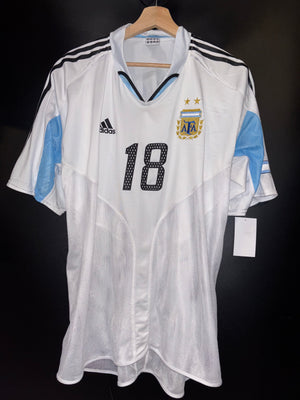 ARGENTINA MESSI 2004-2005 ORIGINAL JERSEY SIZE 2XL