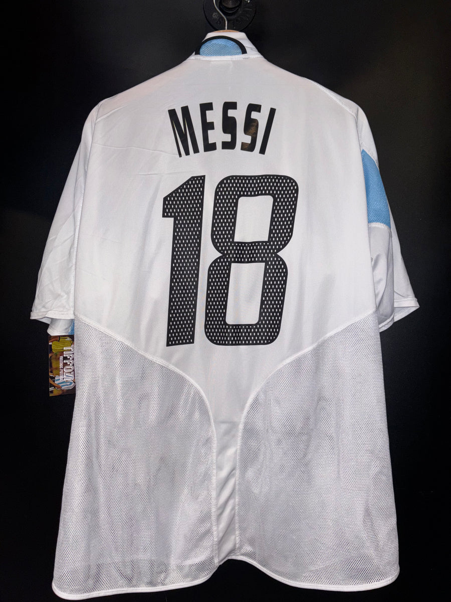 ARGENTINA MESSI 2004-2005 ORIGINAL JERSEY SIZE 2XL