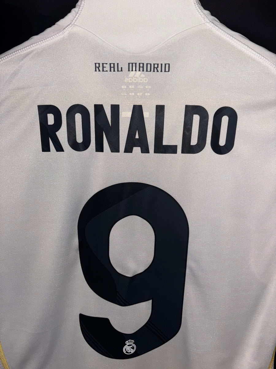 REAL MADRID RONALDO 2009-2010 ORIGINAL JERSEY Size M