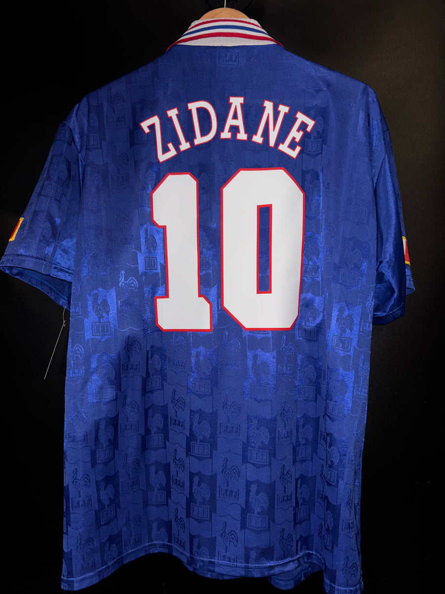 FRANCE ZIDANE 1996-1997 ORIGINAL JERSEY Size XL