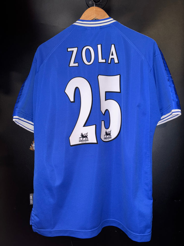 CHELSEA ZOLA 2000-2001 ORIGINAL JERSEY SIZE L