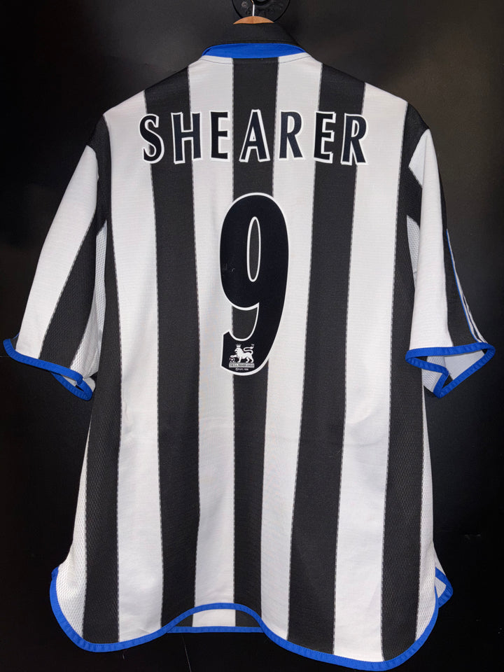 NEWCASTLE UNITED SHEARER 2000-2001 ORIGINAL JERSEY Size XL