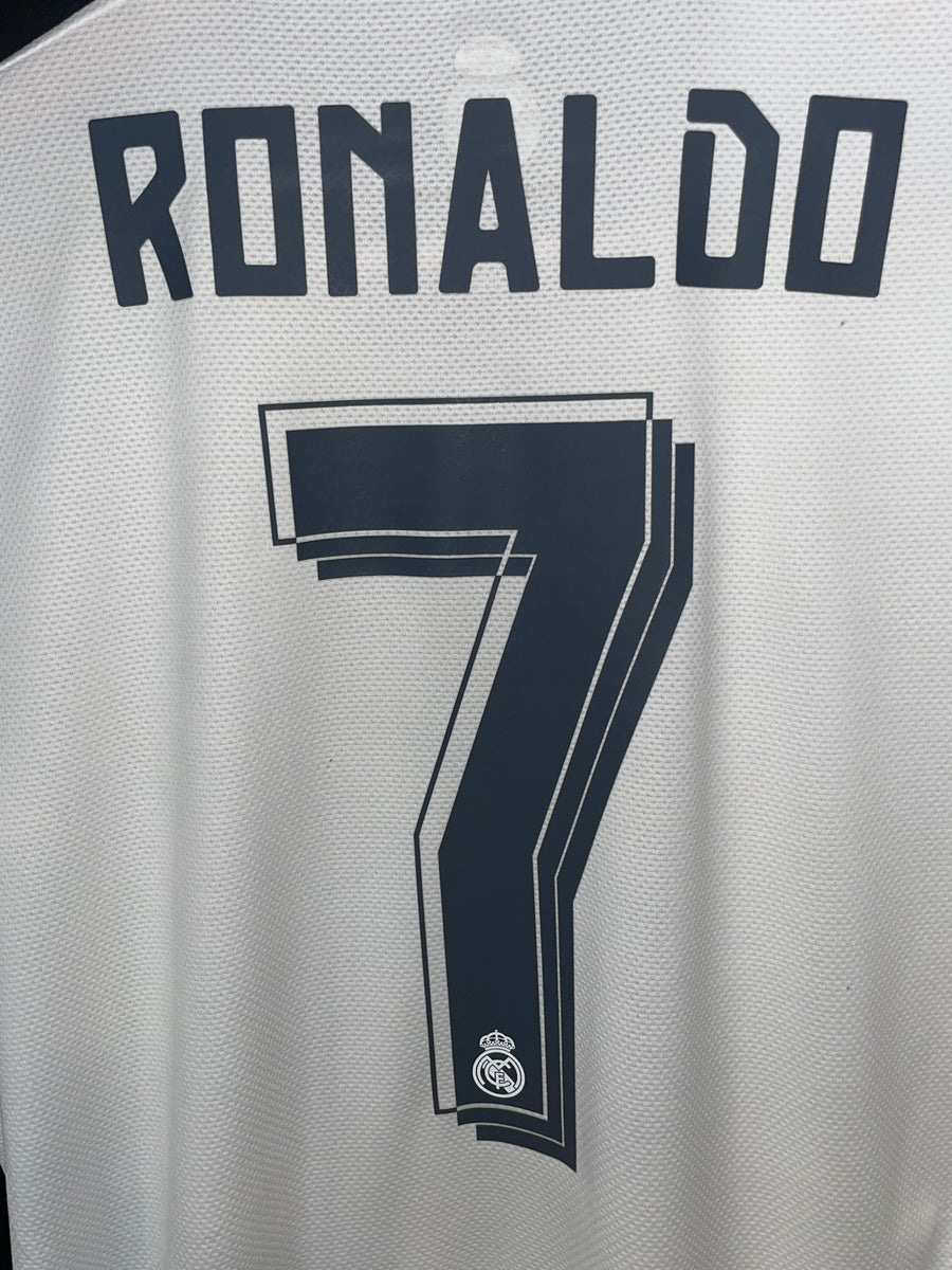 REAL MADRID RONALDO 2015-2016 ORIGINAL  PLAYER JERSEY SIZE M