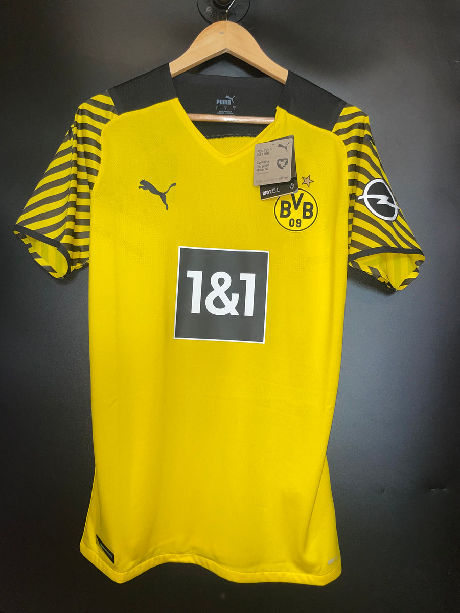 BORUSSIA DORTMUND HAALAND 2021-2022 ORIGINAL PLAYER JERSEY SIZE L