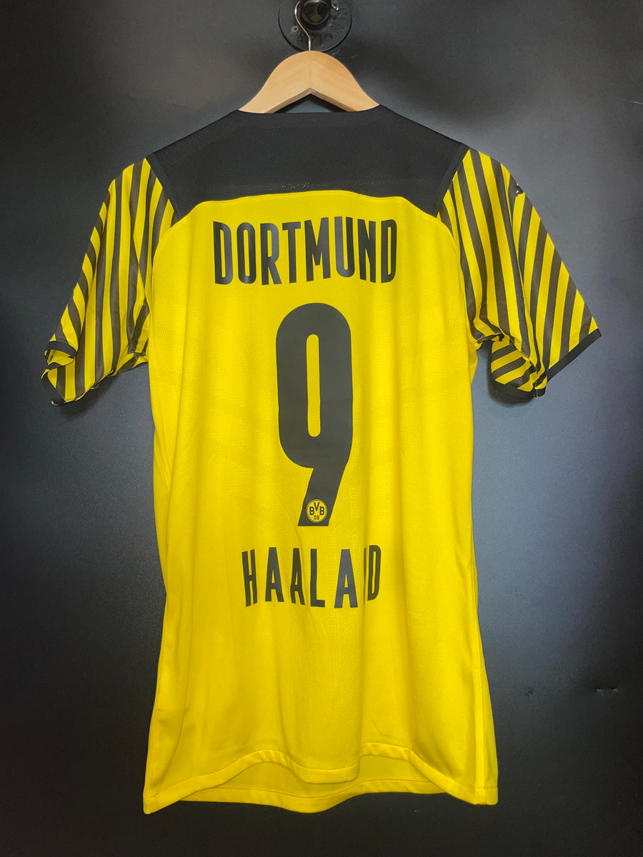 BORUSSIA DORTMUND HAALAND 2021-2022 ORIGINAL PLAYER JERSEY SIZE L