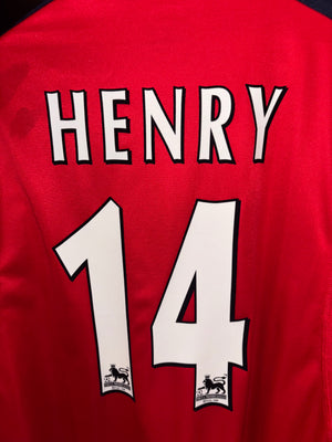 ARSENAL HENRY 2000-2001 ORIGINAL JERSEY Size XL