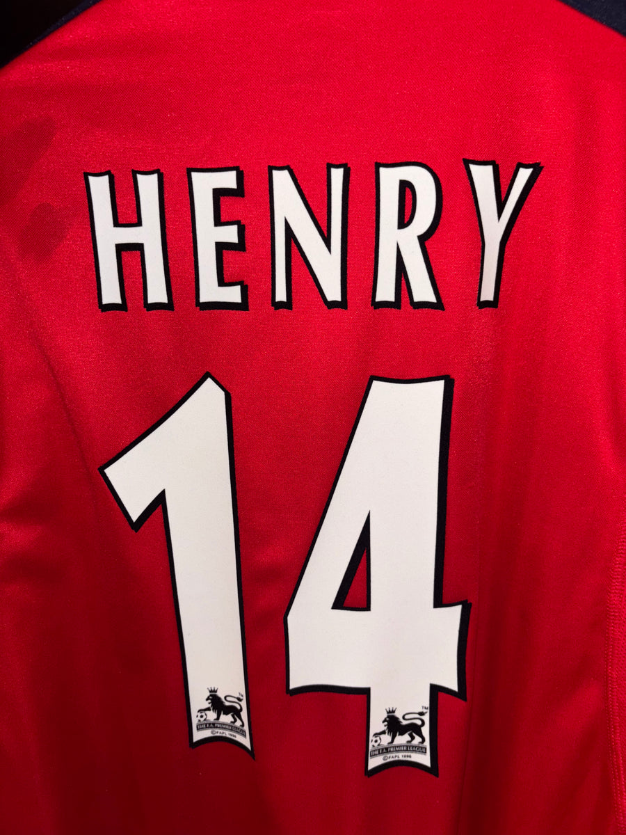 ARSENAL HENRY 2000-2001 ORIGINAL JERSEY Size XL