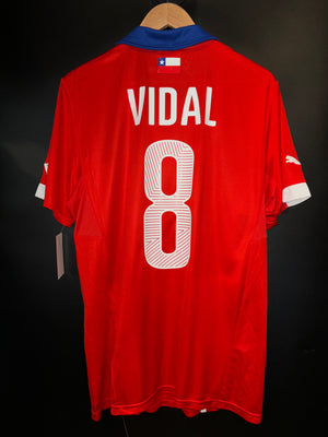 CHILE VIDAL 2014-2015 ORIGINAL  JERSEY SIZE L