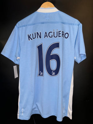 MANCHESTER CITY AGUERO 2011-2012 ORIGINAL JERSEY Size L