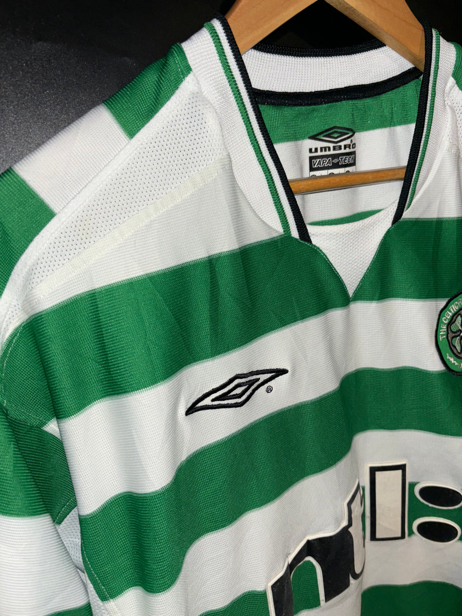 CELTIC LARSSON 2002-2003 ORIGINAL JERSEY SIZE L