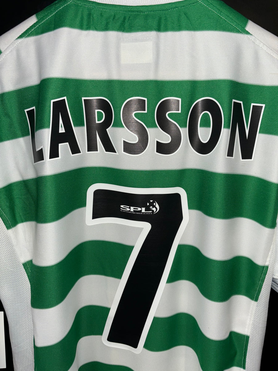 CELTIC LARSSON 2002-2003 ORIGINAL JERSEY SIZE L