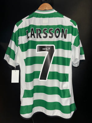 CELTIC LARSSON 2002-2003 ORIGINAL JERSEY SIZE L