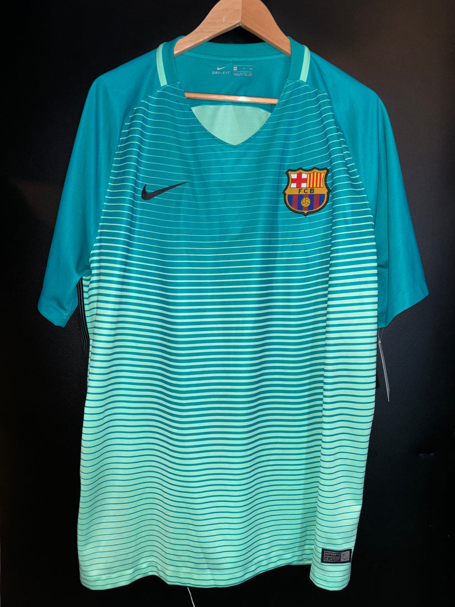 BARCELONA NEYMAR JR 2016-2017 ORIGINAL AWAY JERSEY Size 2XL