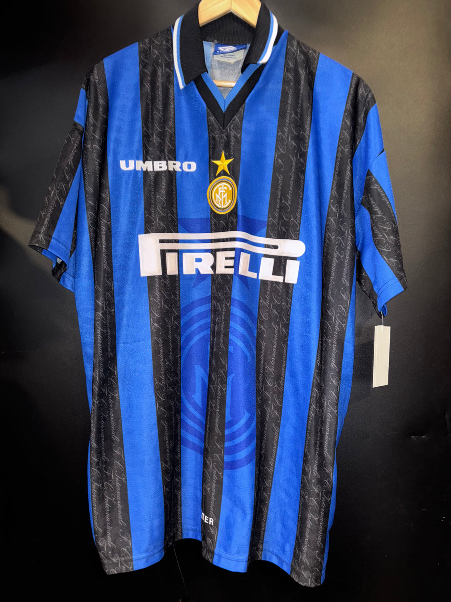 INTER MILAN RONALDO 1997-1998  JERSEY SIZE XL
