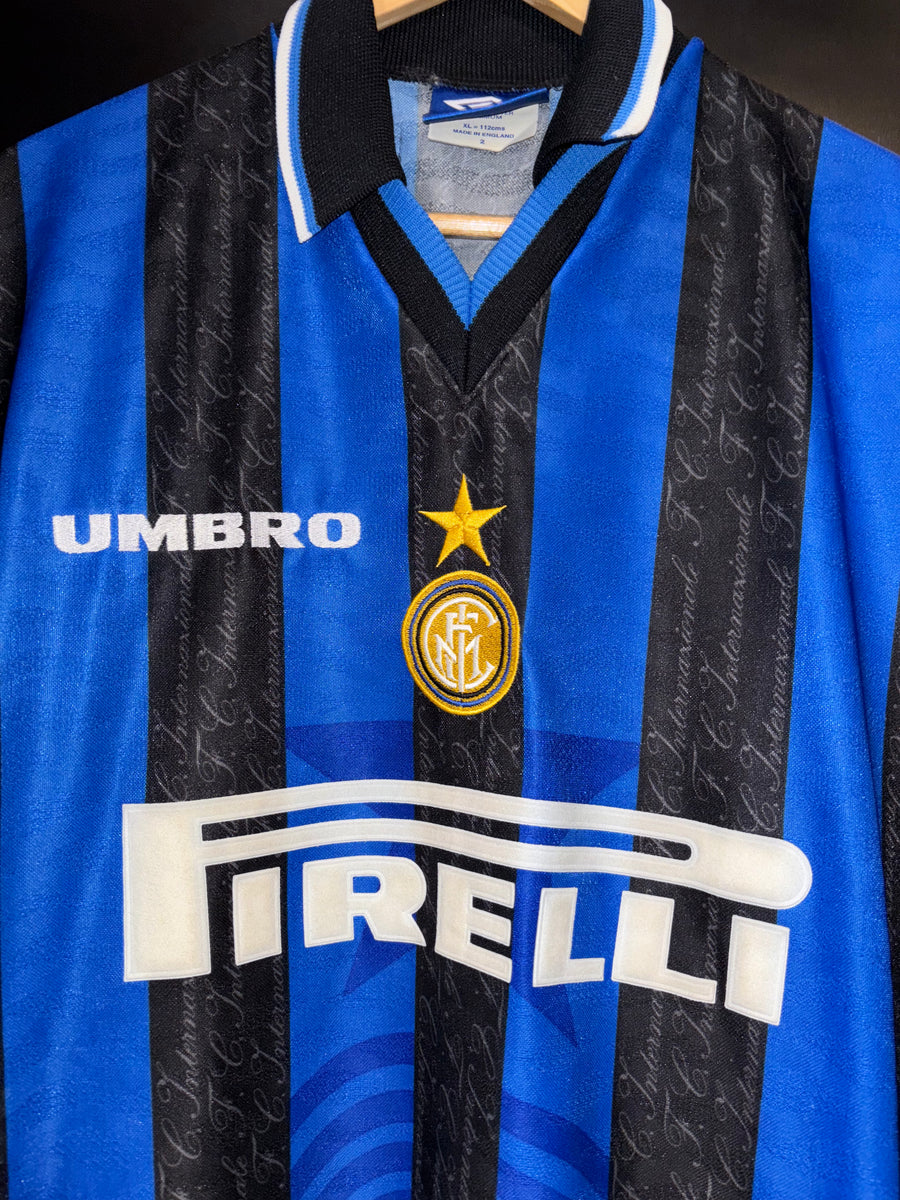 INTER MILAN RONALDO 1997-1998  JERSEY SIZE XL