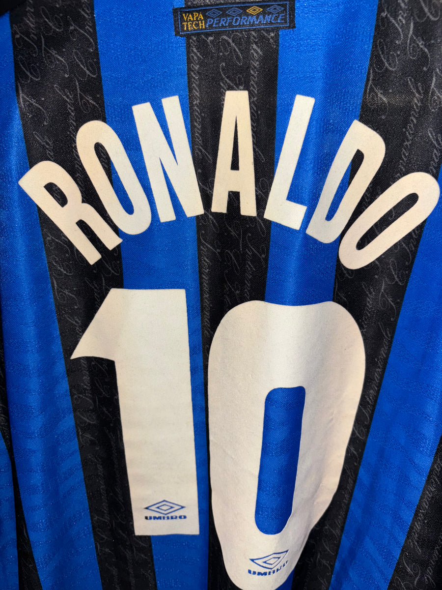 INTER MILAN RONALDO 1997-1998  JERSEY SIZE XL