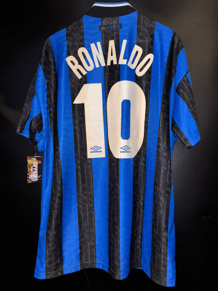 INTER MILAN RONALDO 1997-1998  JERSEY SIZE XL