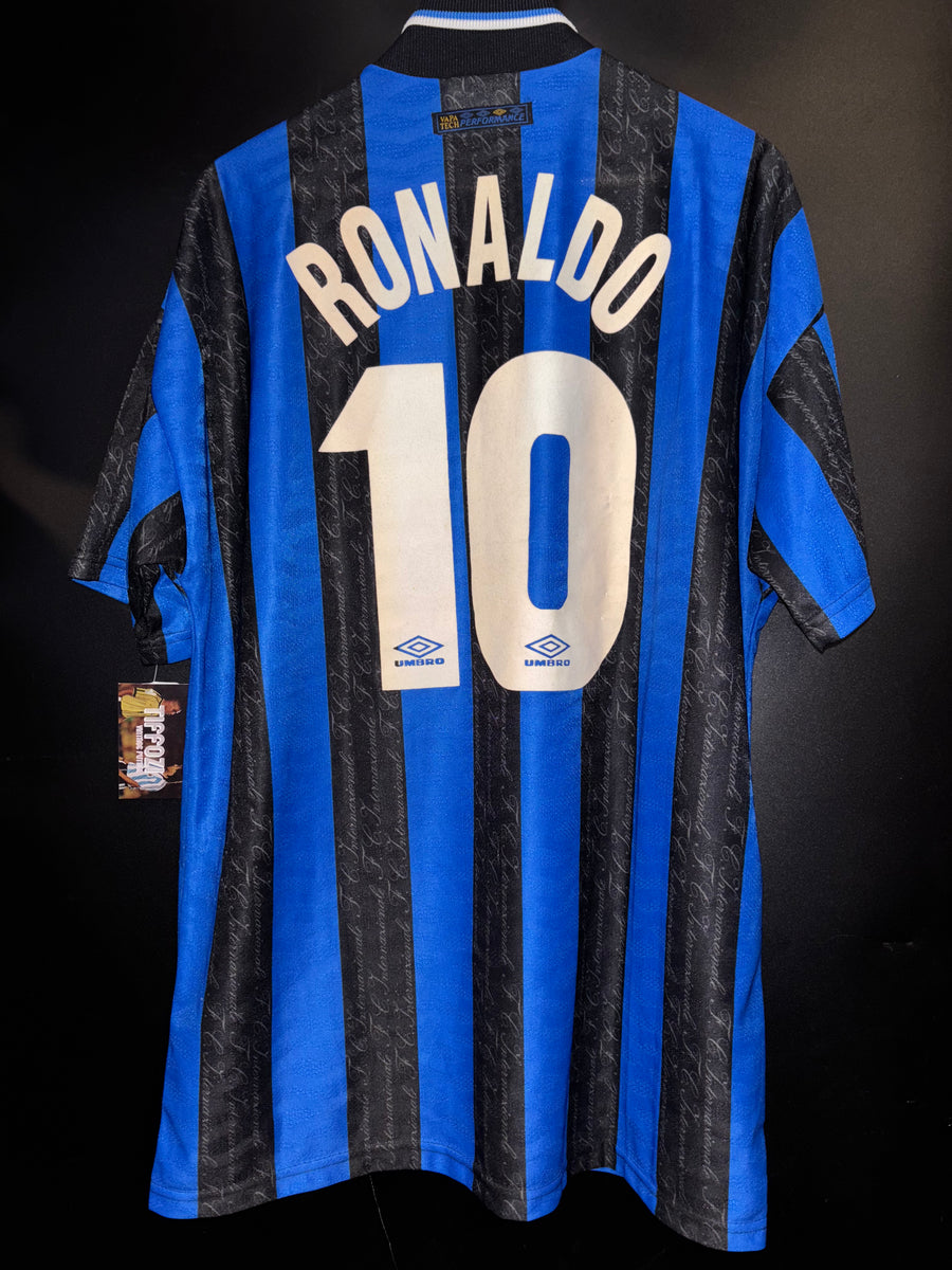 INTER MILAN RONALDO 1997-1998  JERSEY SIZE XL