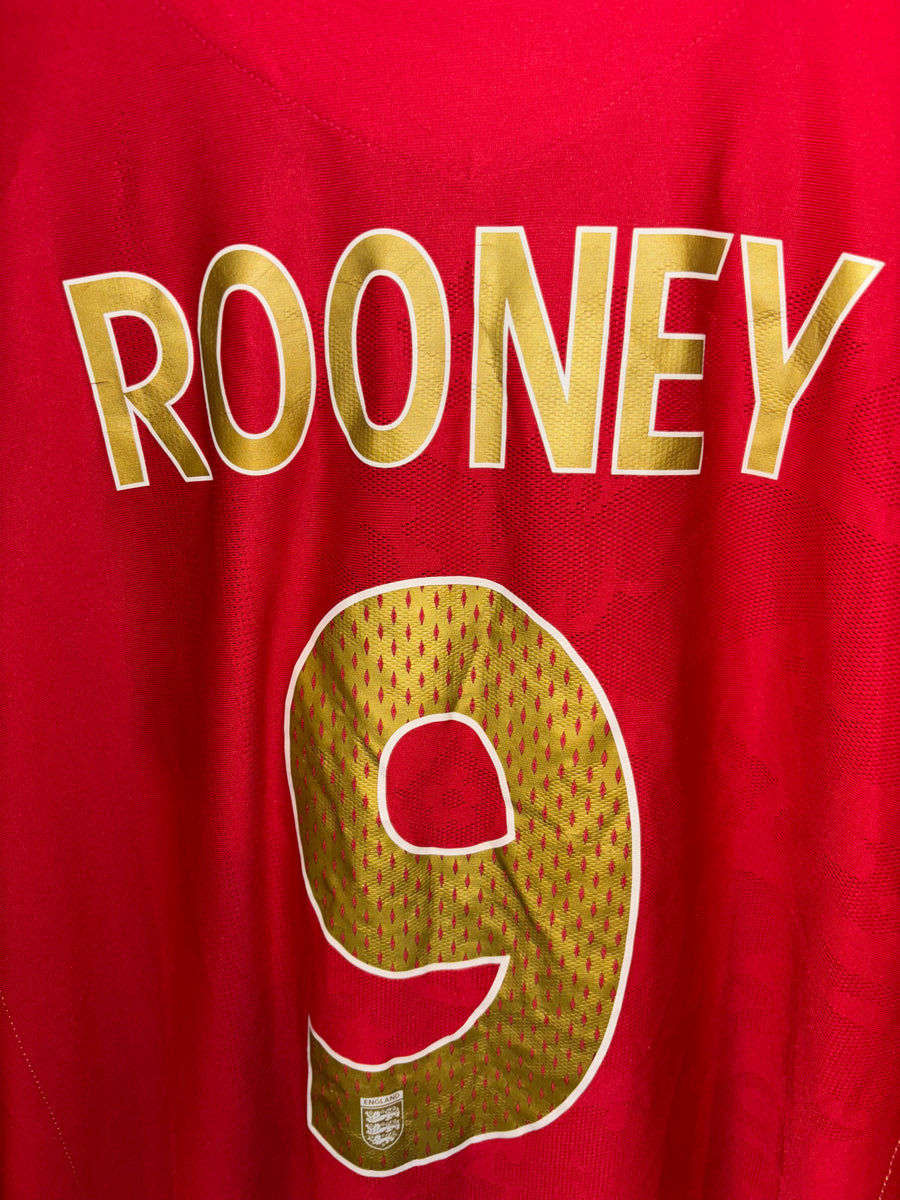 ENGLAND ROONEY 2006-2007 ORIGINAL JERSEY Size XL