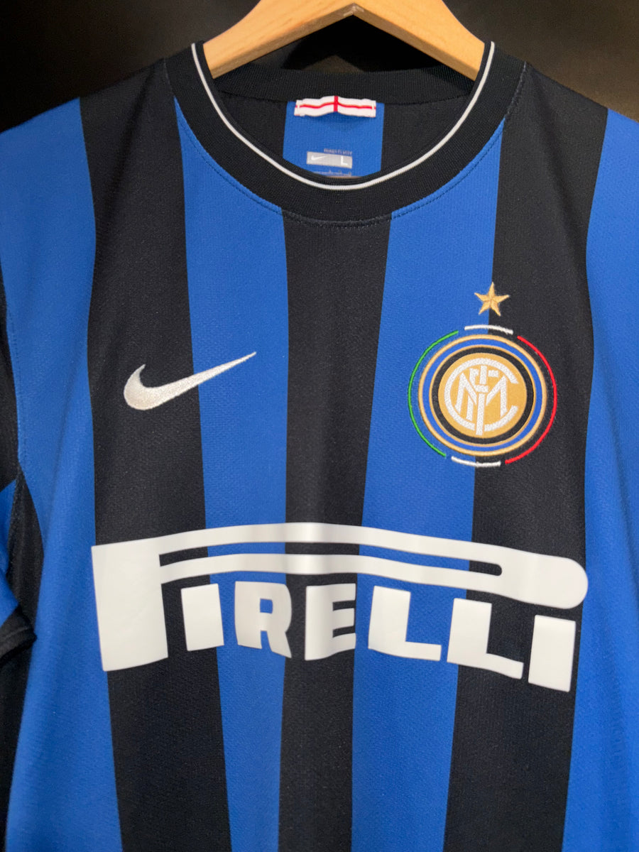 INTER MILAN ZANETTI 2009-2010 ORIGINAL JERSEY Size L