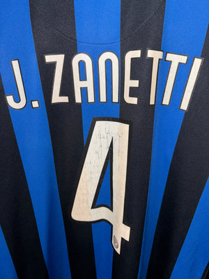 INTER MILAN ZANETTI 2009-2010 ORIGINAL JERSEY Size L
